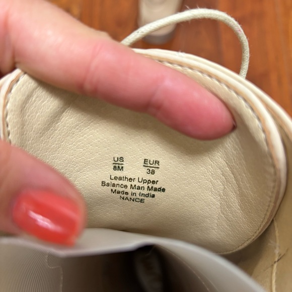 NWOT Sam Edelman Nance Lace-up Boots in Beige 8 - Picture 11 of 13